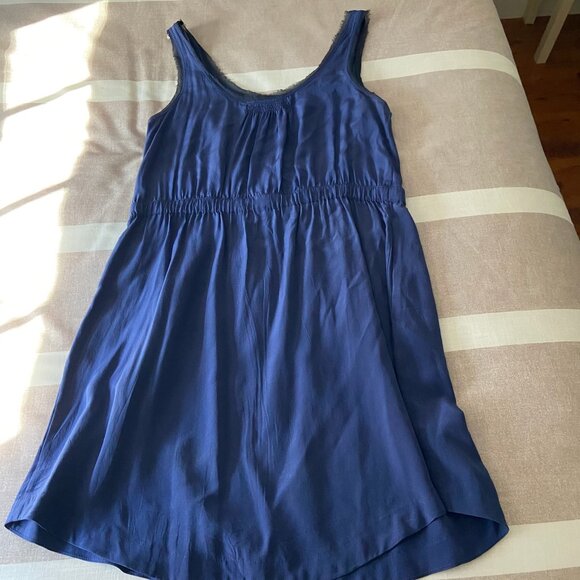 EUC Club Monaco Navy Blue Sleeveless Dress Effortlessly Chic Sz 4 - Picture 3 of 7